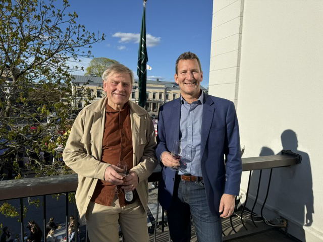 Strålande sol och ett lyckat vårmöte/årsmöte på Stadshotellet
